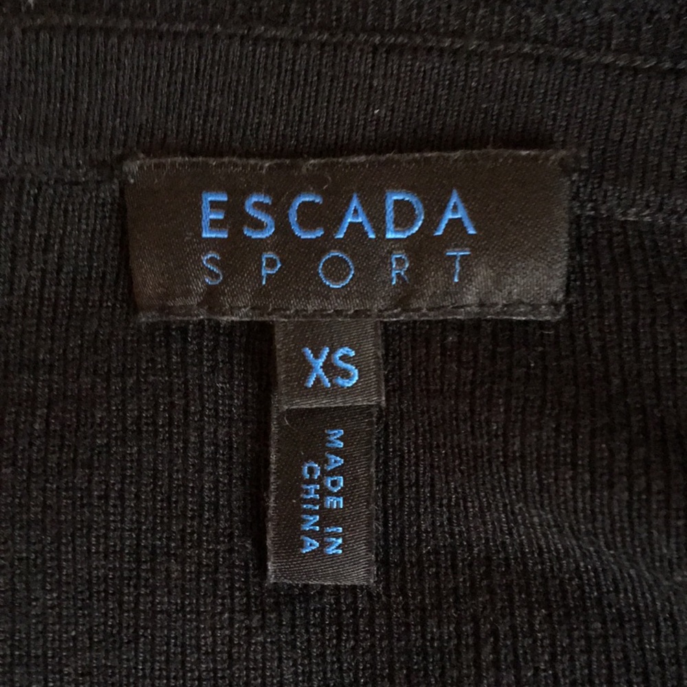 Escada Sport black button down cardigan